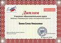 Диплом участника образовательного курса вебинар "Развивающая среда логопедической группы", 2019 Диплом участника образовательного курса вебинар "Развивающая среда логопедической группы", 2019
