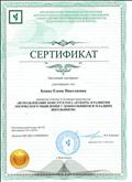 Сертификат участника семинара-практикума "Использование конструктора "КУБОРО" в развитии логического мышления у дошкольников и младших школьников", 2019г. Сертификат участника семинара-практикума "Использование конструктора "КУБОРО" в развитии логического мышления у дошкольников и младших школьников", 2019г.